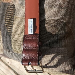 Perry Ellis bonded leather belt